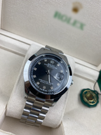 RLX Datejust Oystersteel Black Diamond Dial