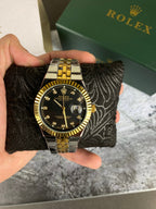 RLX Datejust – Black Diamond Dial (Two-Tone)