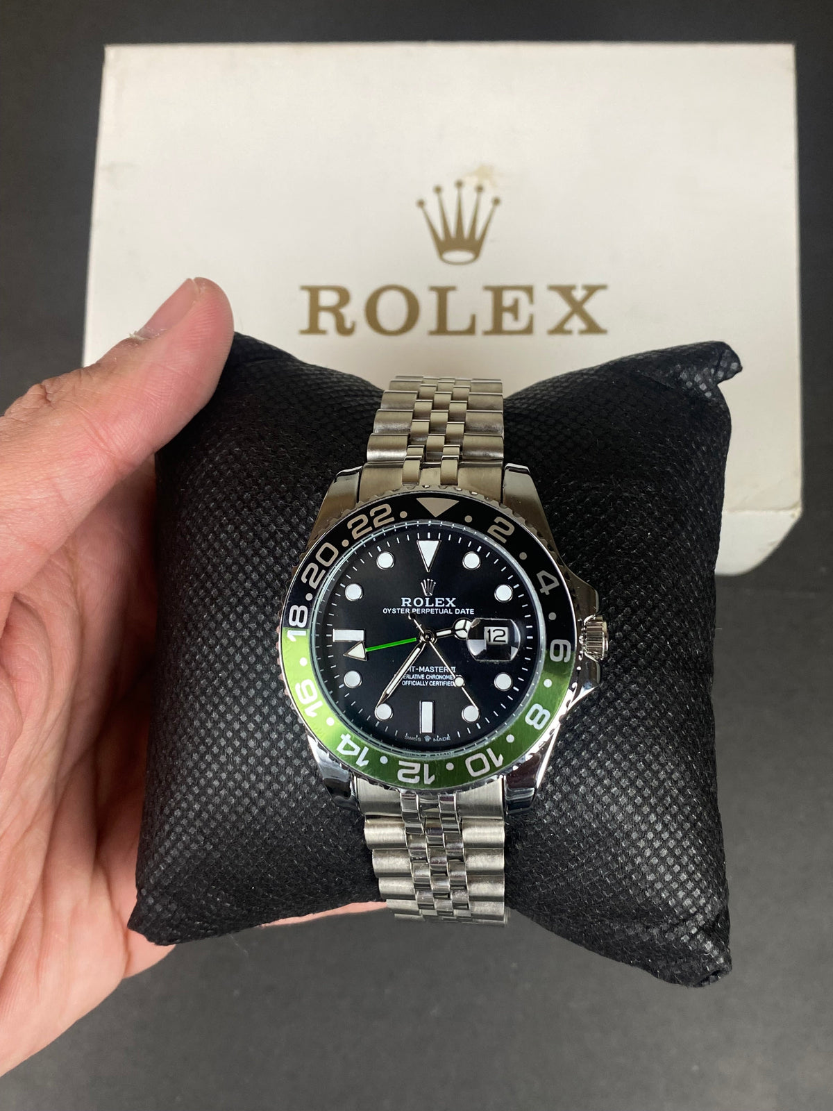 RLX GMT-Master II – Black & Green Bezel 40mm