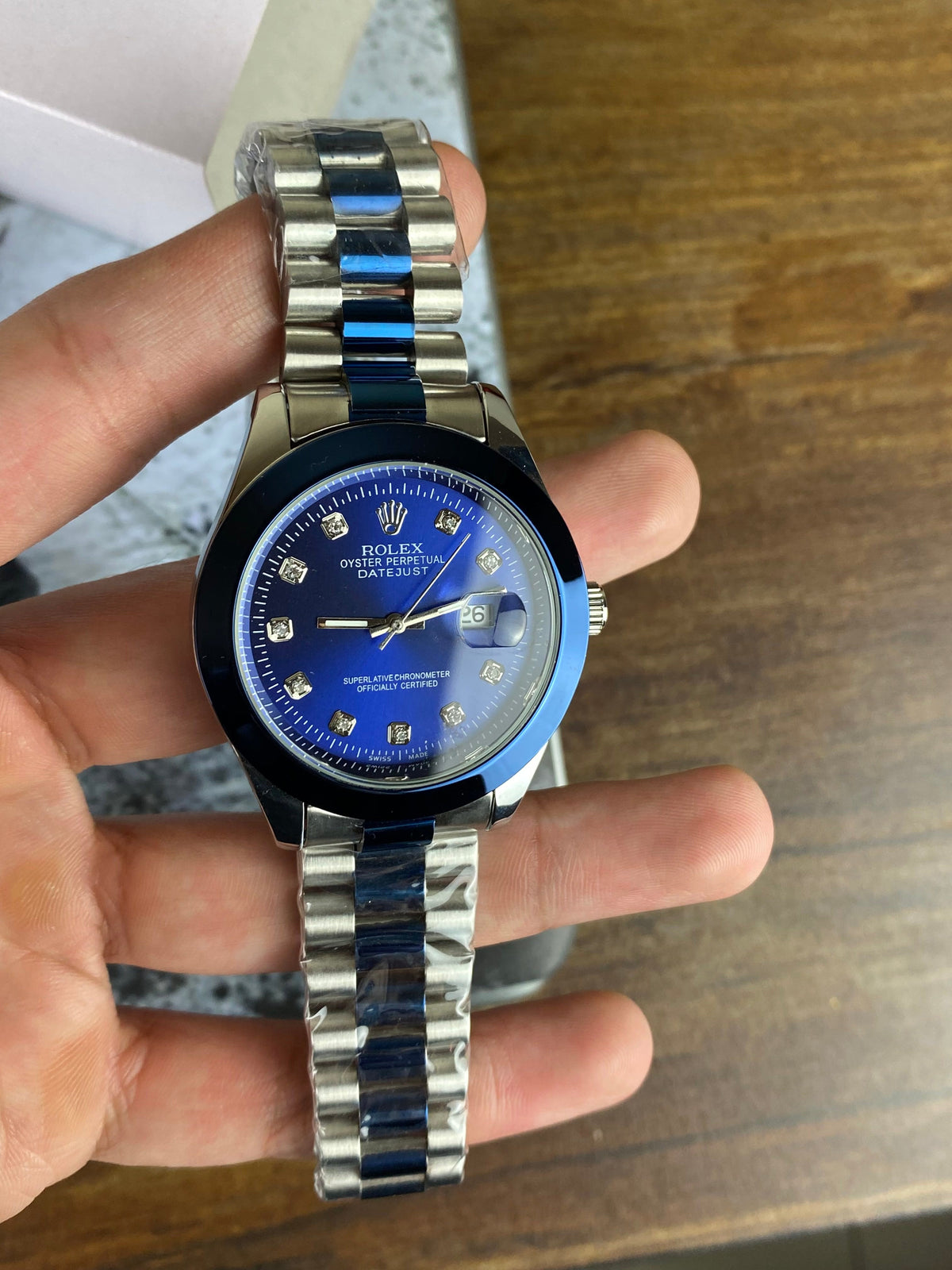 RLX Datejust Royal Blue Diamond Edition