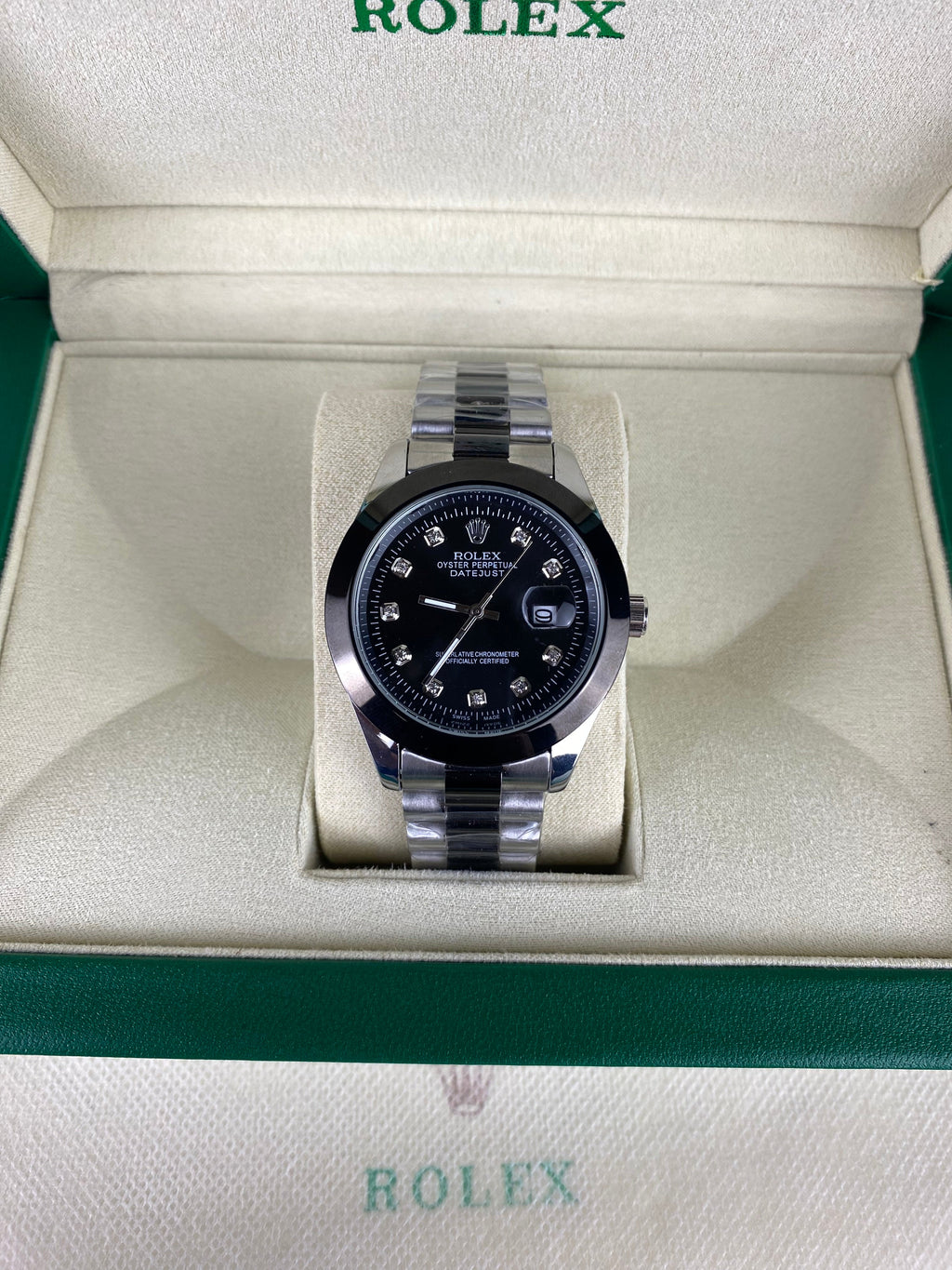RLX Datejust Black Diamond Edition – Oyster Perpetual Elegance