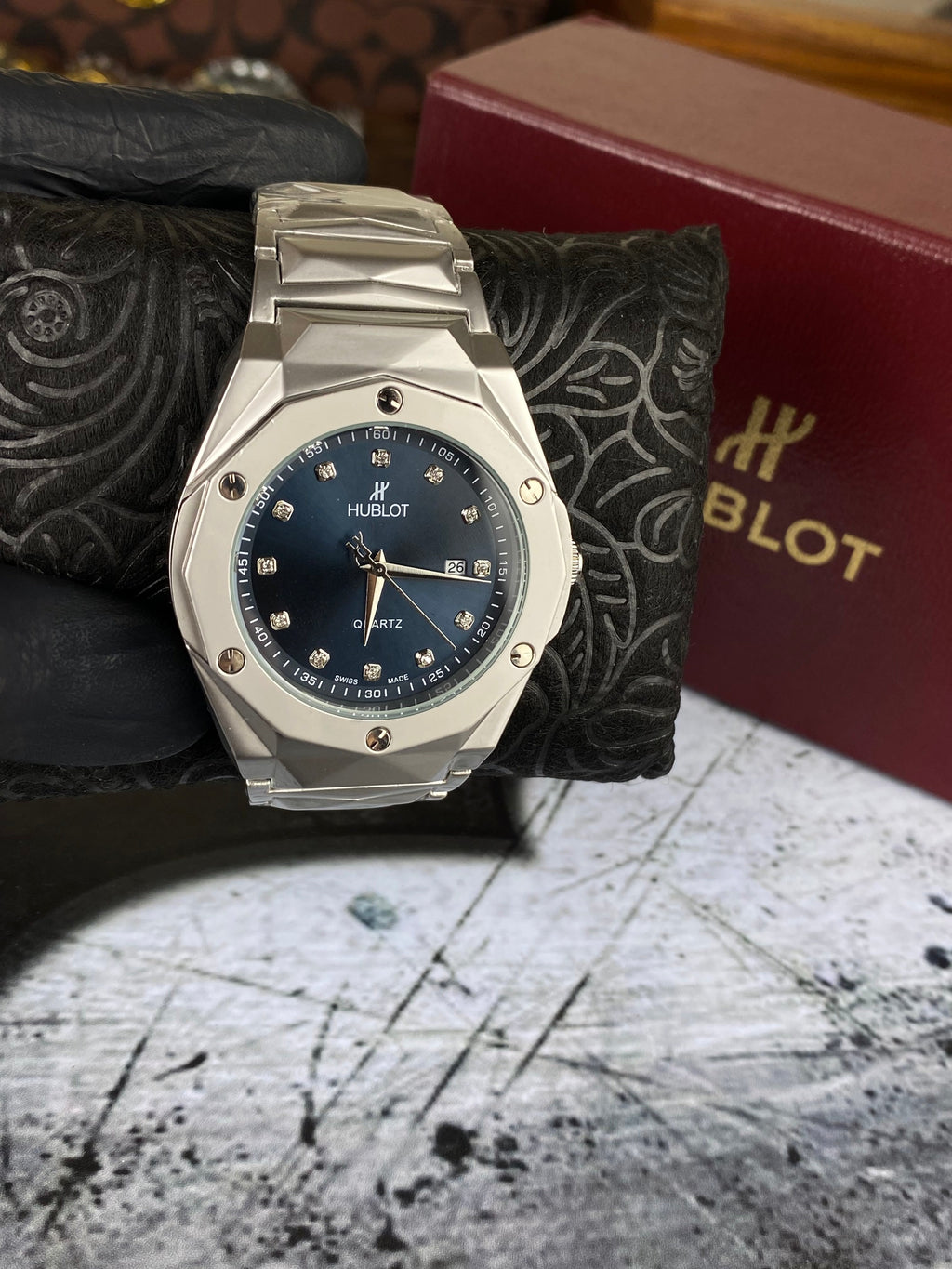 Hublot Classic Fusion Sapphire Blue Diamond Edition – Precision Quartz Luxury
