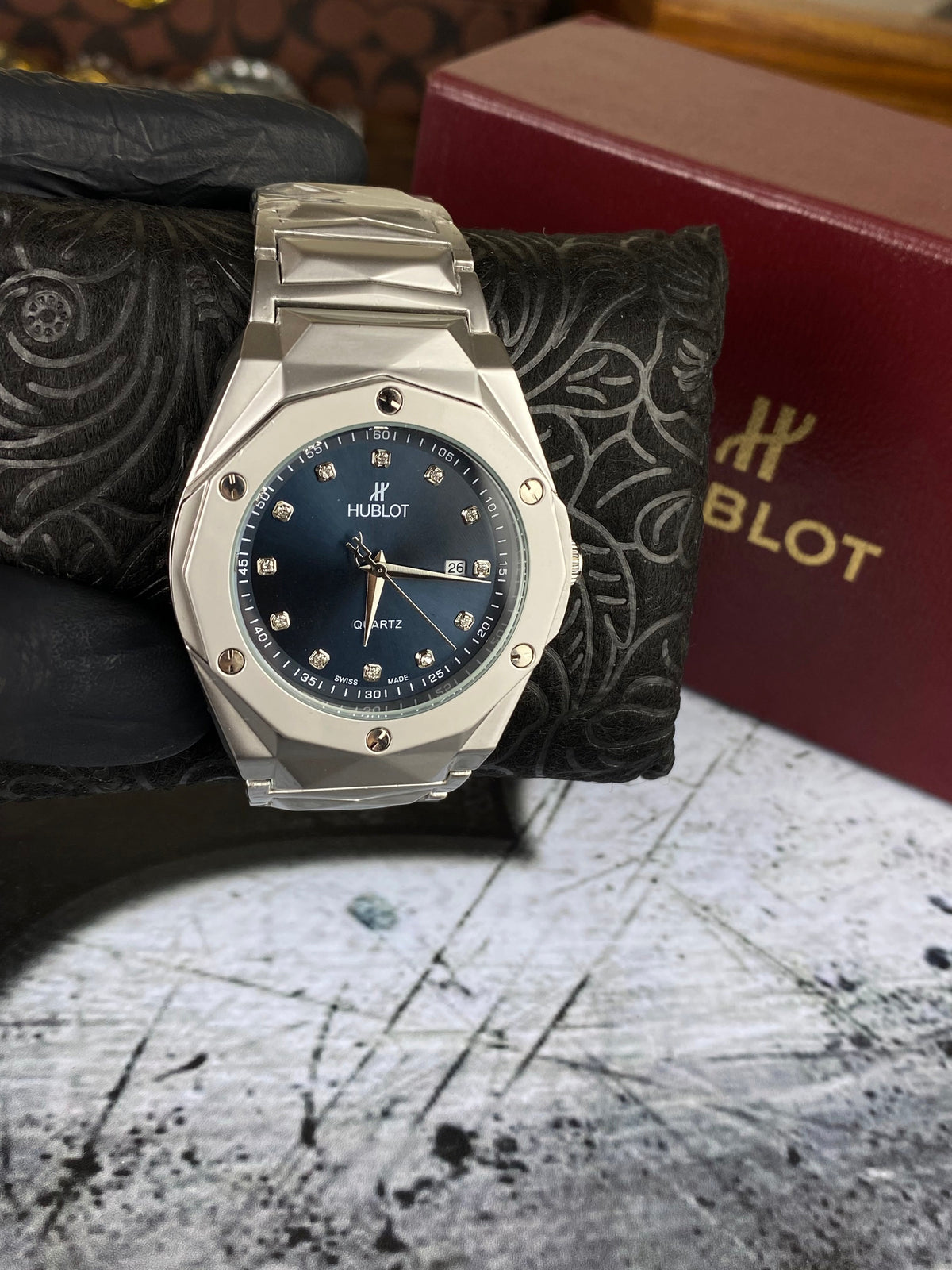 Hublot Classic Fusion Sapphire Blue Diamond Edition – Precision Quartz Luxury