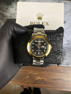 ⌚ RLX DAY-DATE PRESIDENT 40MM – BLACK DIAMOND DIAL EDITION