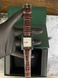 ⌚ CARTIER Tank Classic – Brown Leather Edition