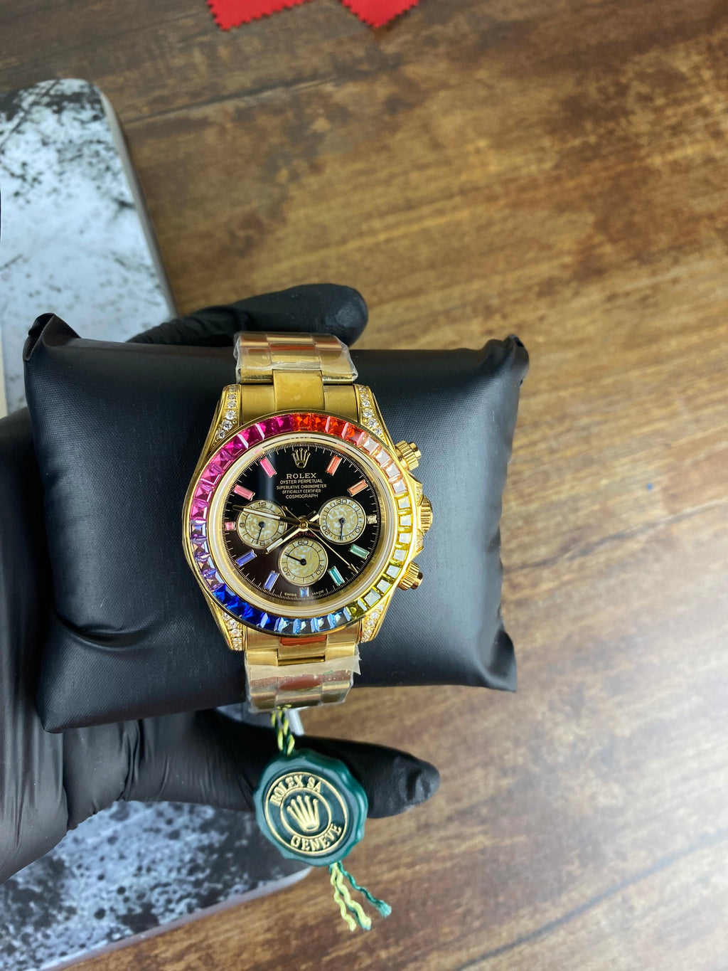 Rainbow Bezel Chronograph Inspired Timepiece (Master edition)