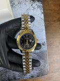 Rolex Two-Tone Black & Gold Luxury Day-Date Watch