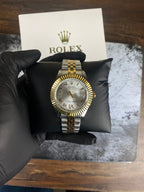 Rolex Oyster Perpetual Day-Date – Silver Roman Dial Luxury Watch