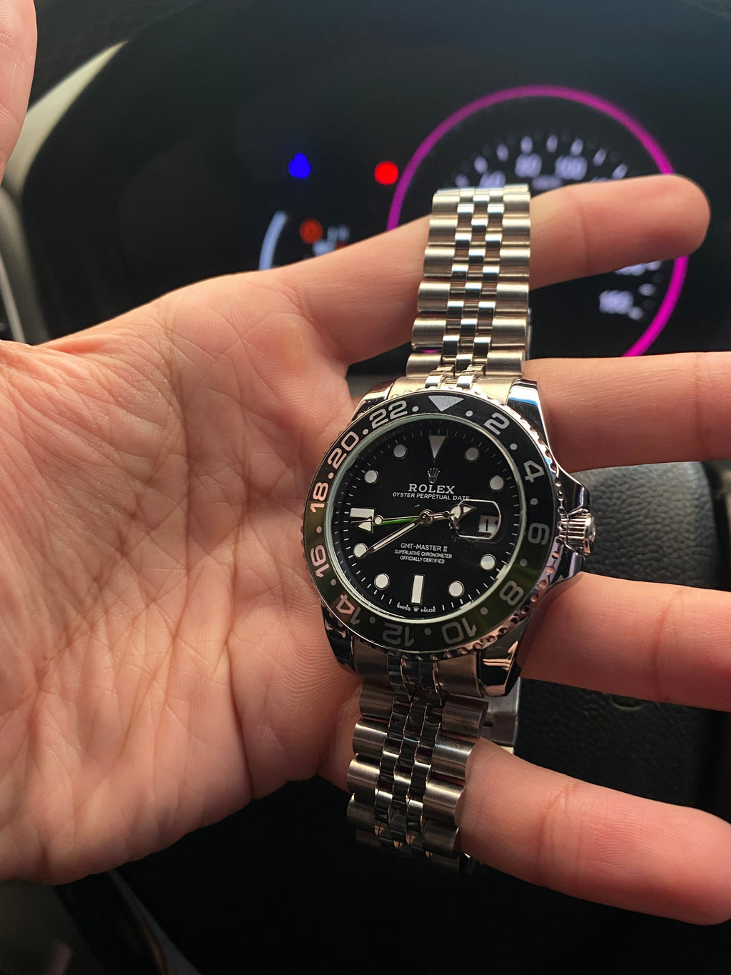 RLX GMT-Master II – Black & Green Bezel 40mm