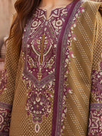 3 Piece Khaddar Suit-Printed (Unstitched)